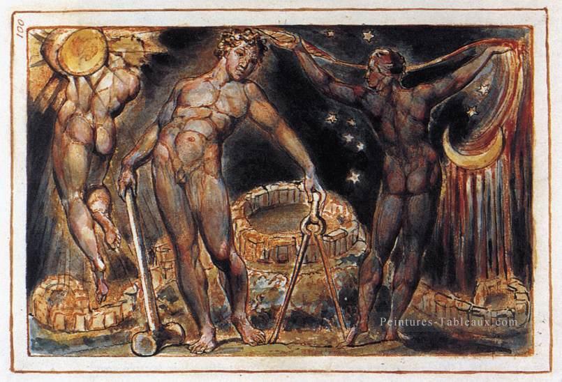 Los romantisme L’âge romantique William Blake Peintures à l'huile
